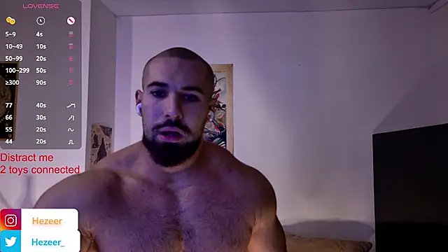 Show de Musculus6 na webcam