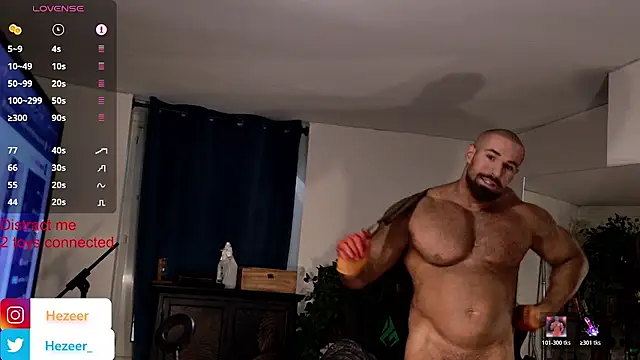 Show de Musculus6 na webcam
