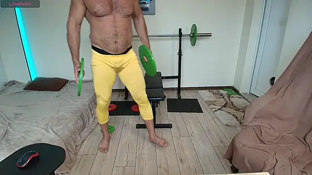 Show modela muscleangel18 na web-kameri