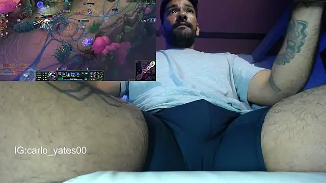 Carlo_yates: διαδικτυακό σόου στην κάμερα