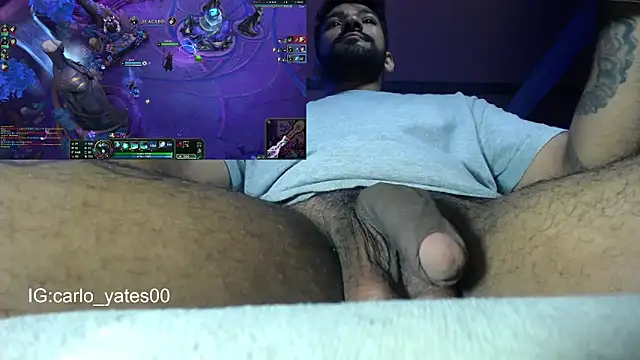 Carlo_yates webkamerás műsora