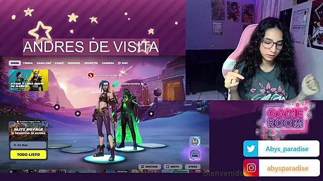 Abysparadiseのウェブカメラショー