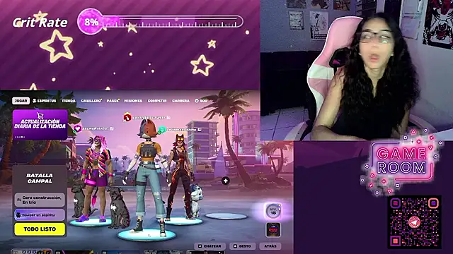 Chat +18 de Abysparadise ao vivo