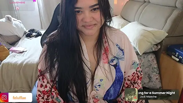Show de feluriana na webcam