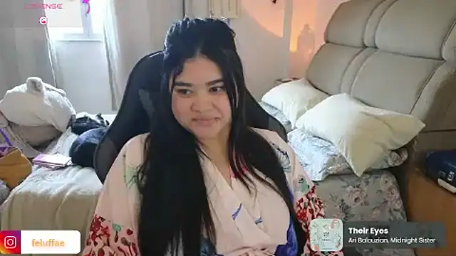 Show de feluriana na webcam