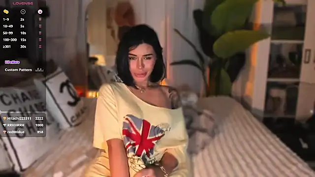 הופעת וובקאם של ParisianDoll
