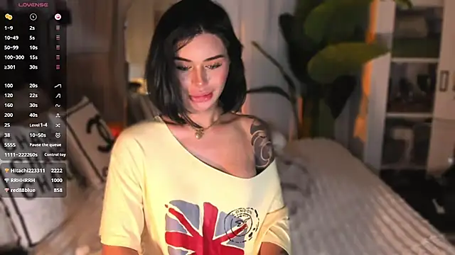 הופעת וובקאם של ParisianDoll