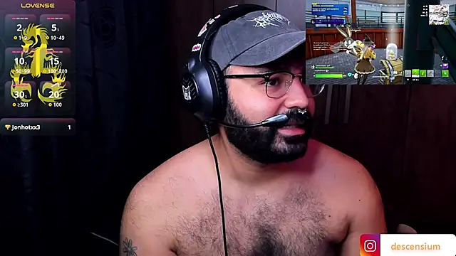 Show de johnnyalx na webcam