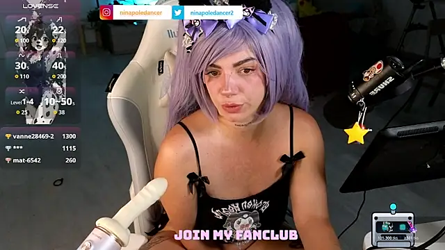 Show de webcam de ninapoledance