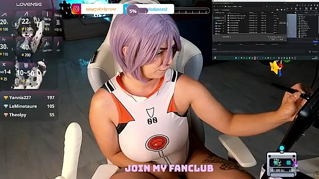 Show de ninapoledance na webcam