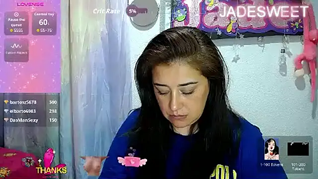 JADE_SWEET2 Adlı Modelin Canlı XXX Sohbeti