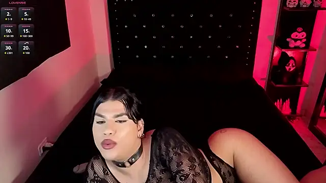 Show de MiaTenebra na webcam