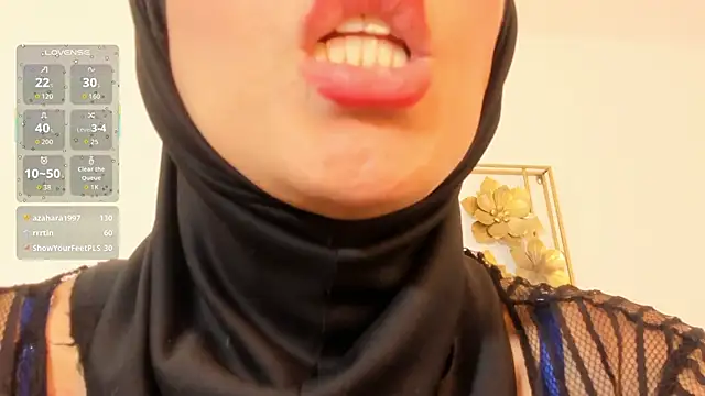 hanajameela Show in webcam