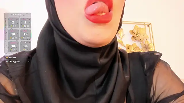 Show modela hanajameela na web-kameri