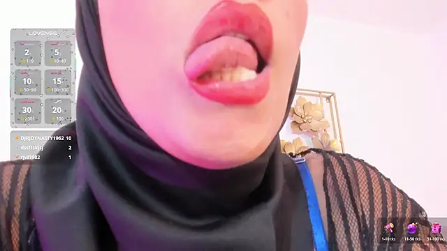 hanajameela webcam show