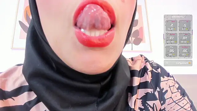 hanajameela webcam show
