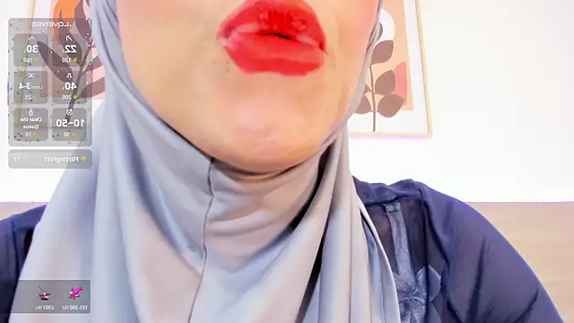 Show modela hanajameela na web-kameri