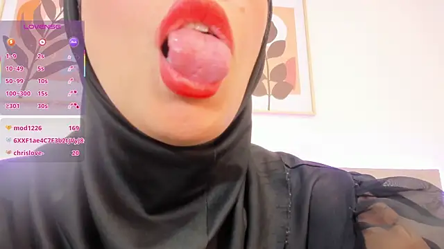hanajameela Adlı Modelin Web Kamerası Şovu
