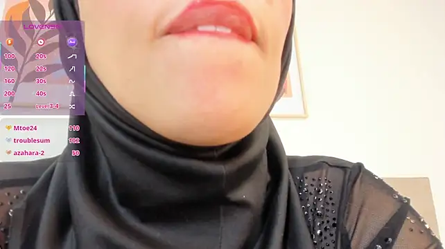 Show modela hanajameela na web-kameri
