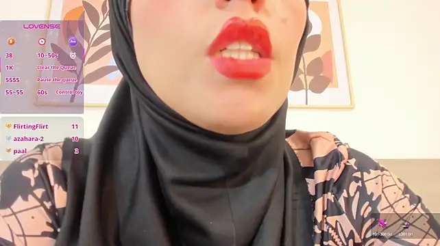 Show modela hanajameela na web-kameri
