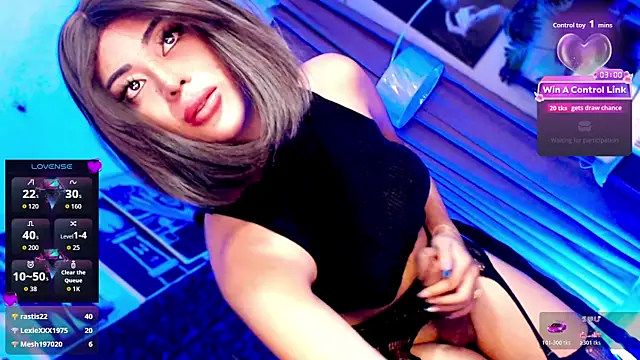 Show modela KYLIE_SHEMALE na web-kameri
