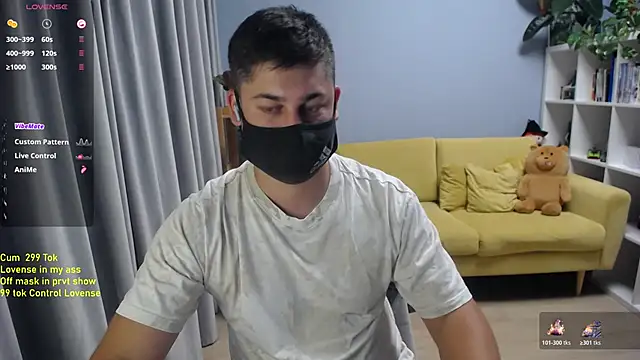 Show de Tomguys na webcam