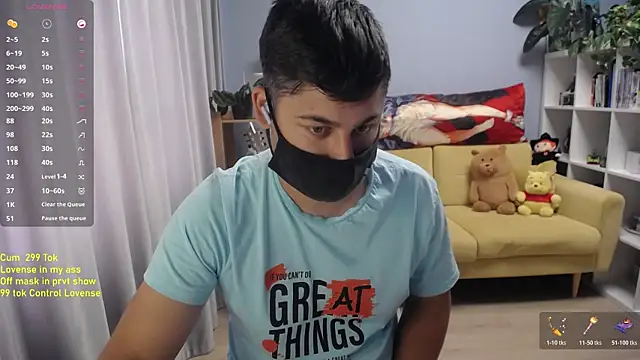 Tomguys Show in webcam