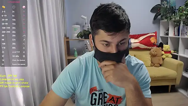 Show de Tomguys na webcam