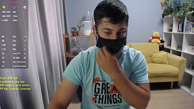 Tomguys Show in webcam
