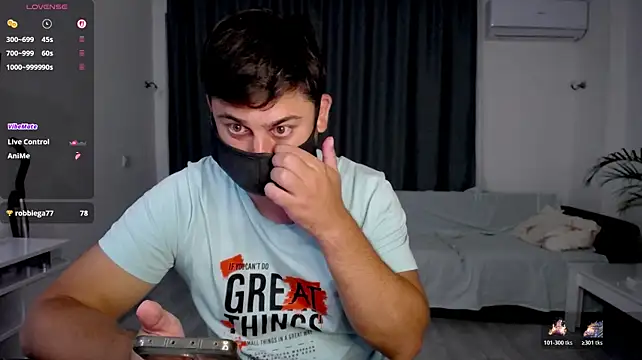Show de Tomguys na webcam