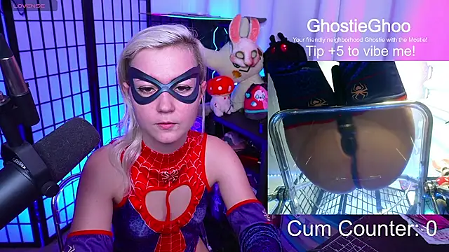 הופעת וובקאם של GhostieGhoo