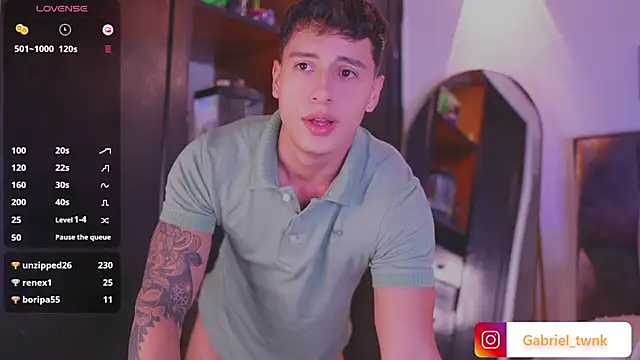 I_Gabriel Adlı Modelin Web Kamerası Şovu