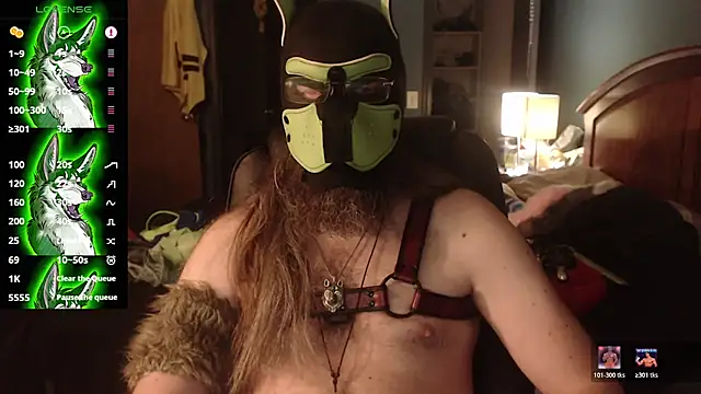kinkywolf429: διαδικτυακό σόου στην κάμερα