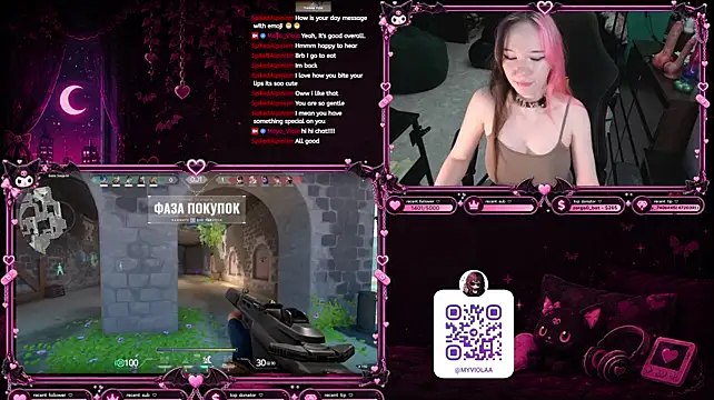 Maya_Viola Pertunjukan Webcam