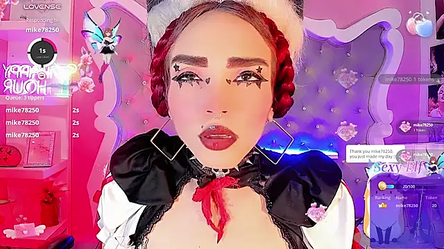 Show modela LeyXandrabraz na web-kameri