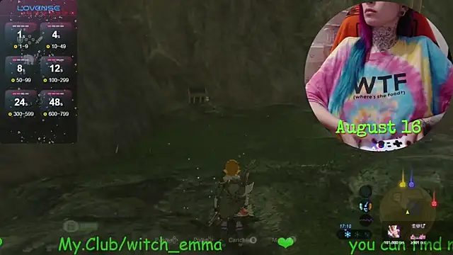 Witch_Emma Show in webcam