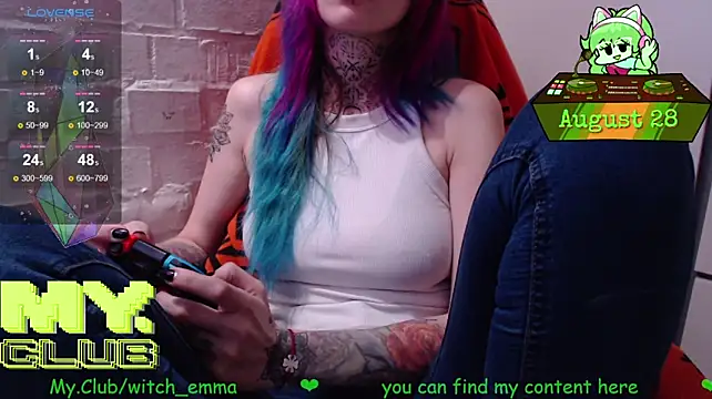 Witch_Emma Adlı Modelin Canlı XXX Sohbeti