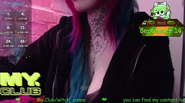 Witch_Emma élő XXX-chatje