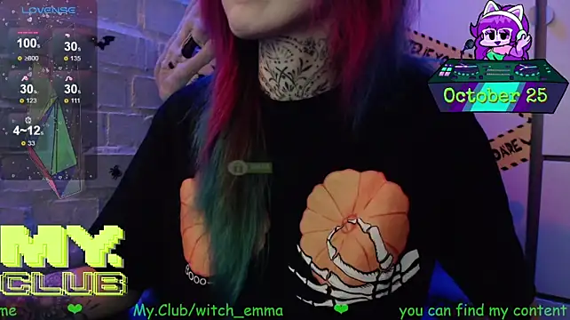 Pertunjukan Kamera Web Witch_Emma