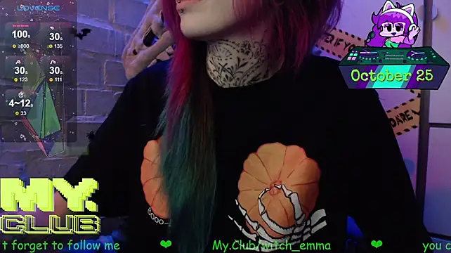 Pertunjukan Kamera Web Witch_Emma