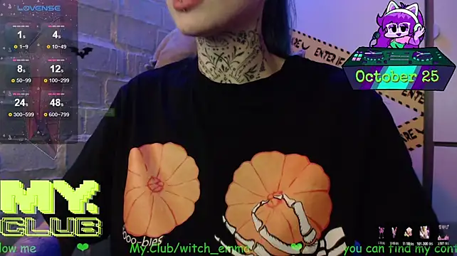 Witch_Emma Show in webcam