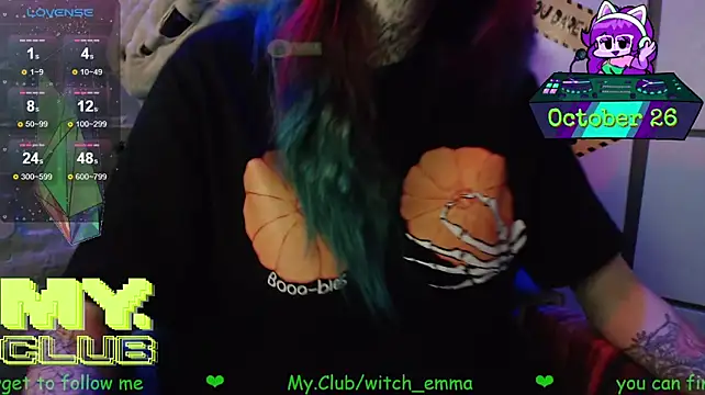 Witch_Emma Show in webcam