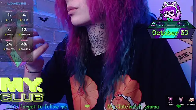 Witch_Emma Adlı Modelin Web Kamerası Şovu