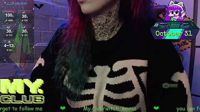 Show de Witch_Emma na webcam