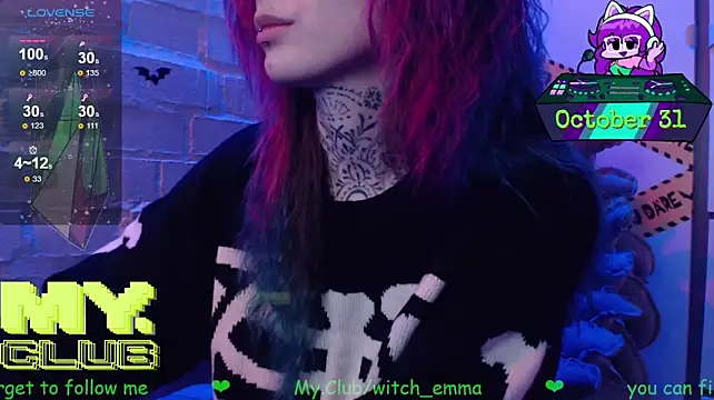 Pertunjukan Kamera Web Witch_Emma