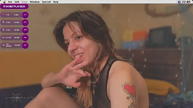 Show modela kuntboyzworld na web-kameri