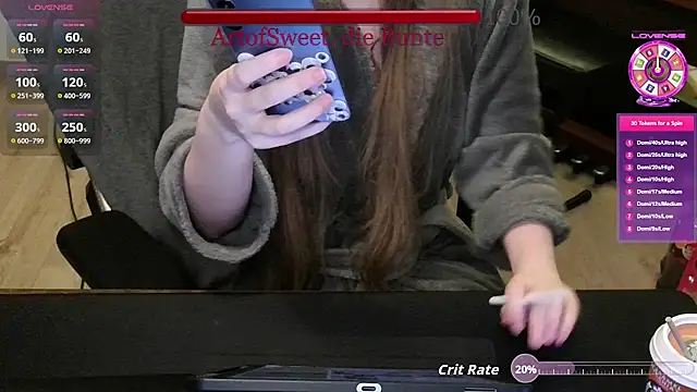 Chat XXX en directo de ArtofSweet