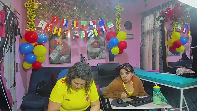 Pertunjukan Kamera Web lesbiancuple