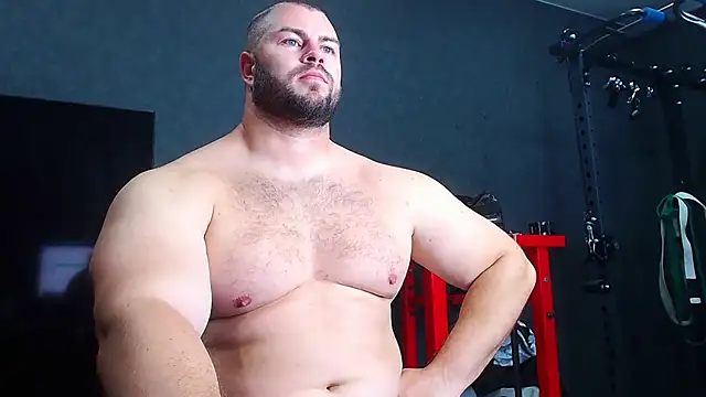 הופעת וובקאם של muscularjohnforuX