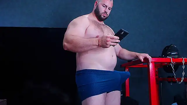Pertunjukan Kamera Web muscularjohnforuX